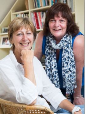 Susan Pape (left) and Sue Featherstone